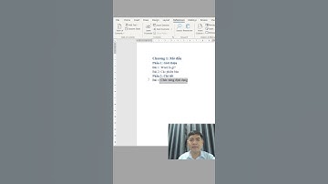 Mục lục trong Word