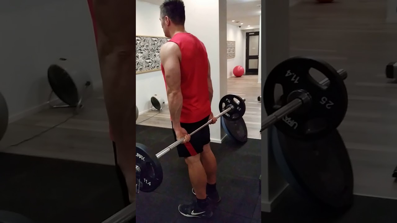 Forearm Exercises - Behind the Back Barbell Wrist Curls - YouTube