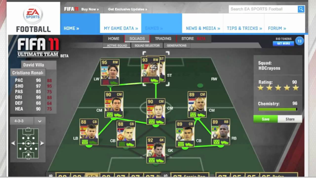 Arteta FIFA 11 Ultimate Team. Ультимейт тим 24