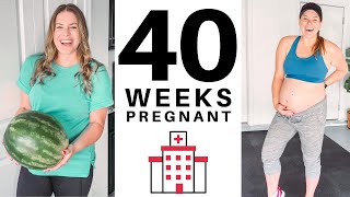 40 WEEKS PREGNANT: Making it to our Due Date + Trying to Induce Labor