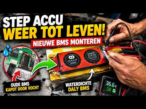 🔋 Bringing the Scooter Battery Back to Life! Installing a New BMS 🔋