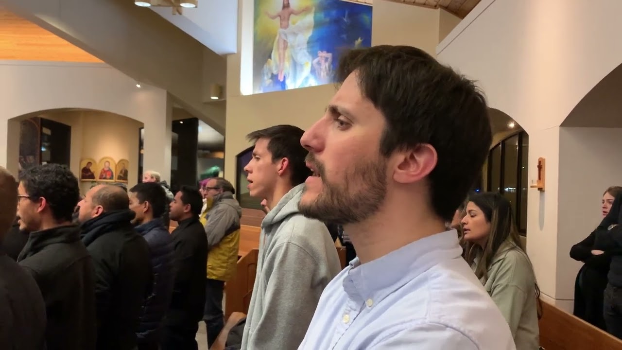 Colorado. Catholics of the Neocatechumenate Way sing Shma Israel
