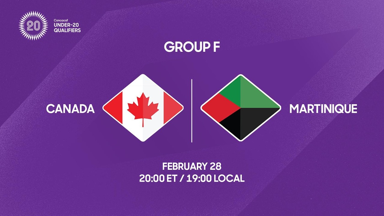 Canada vs Martinique | 2026 Concacaf Under-20 Qualifiers