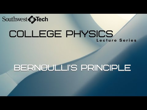 Bernoulli’s Principle – College Physics