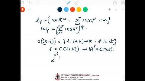 Functional Analysis: Session 11 by Dr. Viji M.
