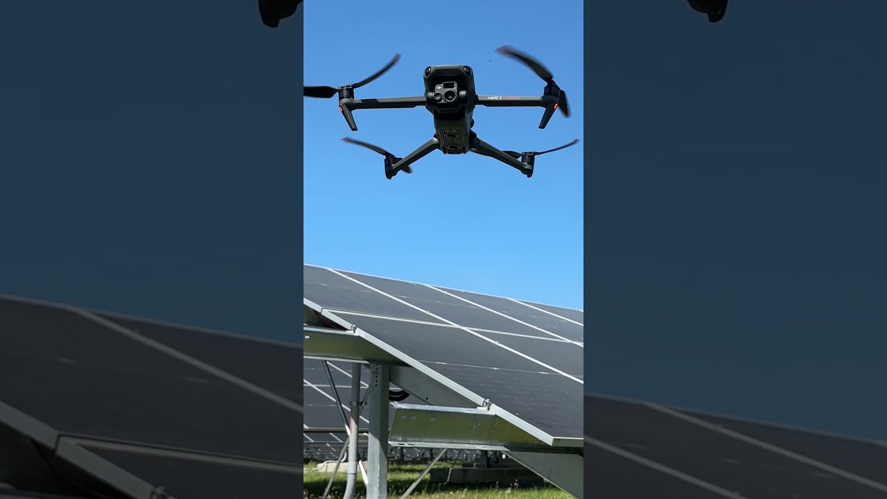 It's a beautiful day for a drone solar inspection!
