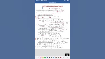 Discrete Mathematics:GATE CSE PYQ 2024 on Group Theory #AKTU
