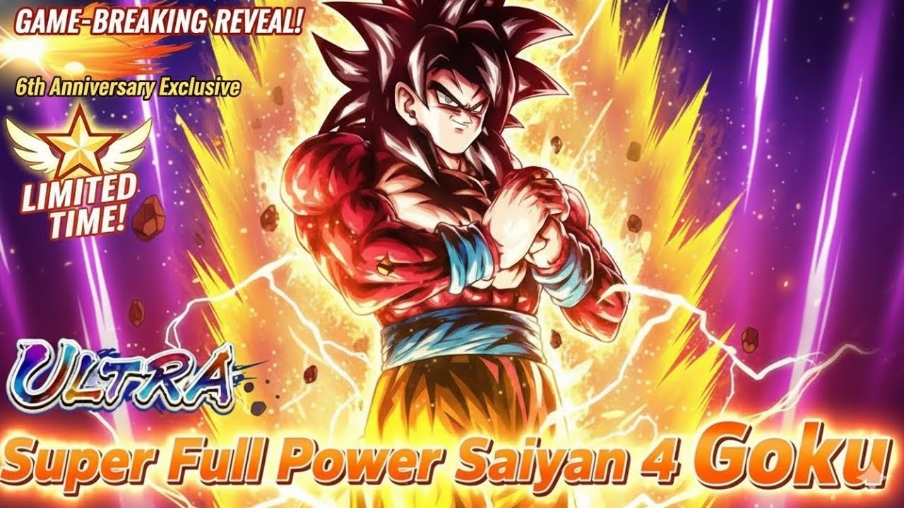 🔥 NEW ULTRA Super Saiyan 4 Goku Gameplay & Animations | Dragon Ball Legends Concept