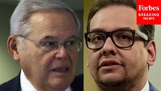 JUST IN: Schumer Asked Point Blank If Bob Menendez Can Be Expelled Like George Santos