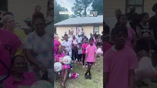Community Members Sing 'Amazing Grace' to Honor Javeayah Harris During Vigil