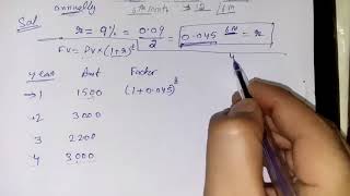 5 Uneven Cashflow|Investment in Parts|Basic Evaluation Technique| Future Value/Compounding Technique
