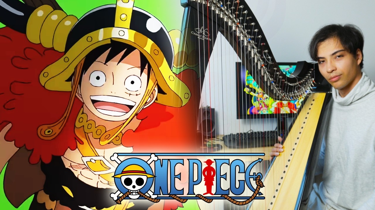 One Piece Opening 29 - Luminous | Harp Cover by Horace Nigon - YouTube