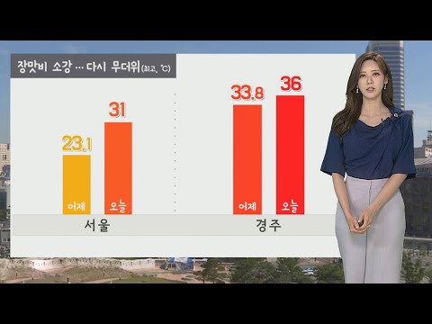 [날씨] 폭염특보 확대·강화…무더위 속 소나기 / 연합뉴스TV (YonhapnewsTV)