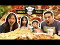 ANGEL'S PIZZA MUKBANG | Spinach pizza, Supreme, Garlic and cheese, Garlic Parmesan Chicken wings