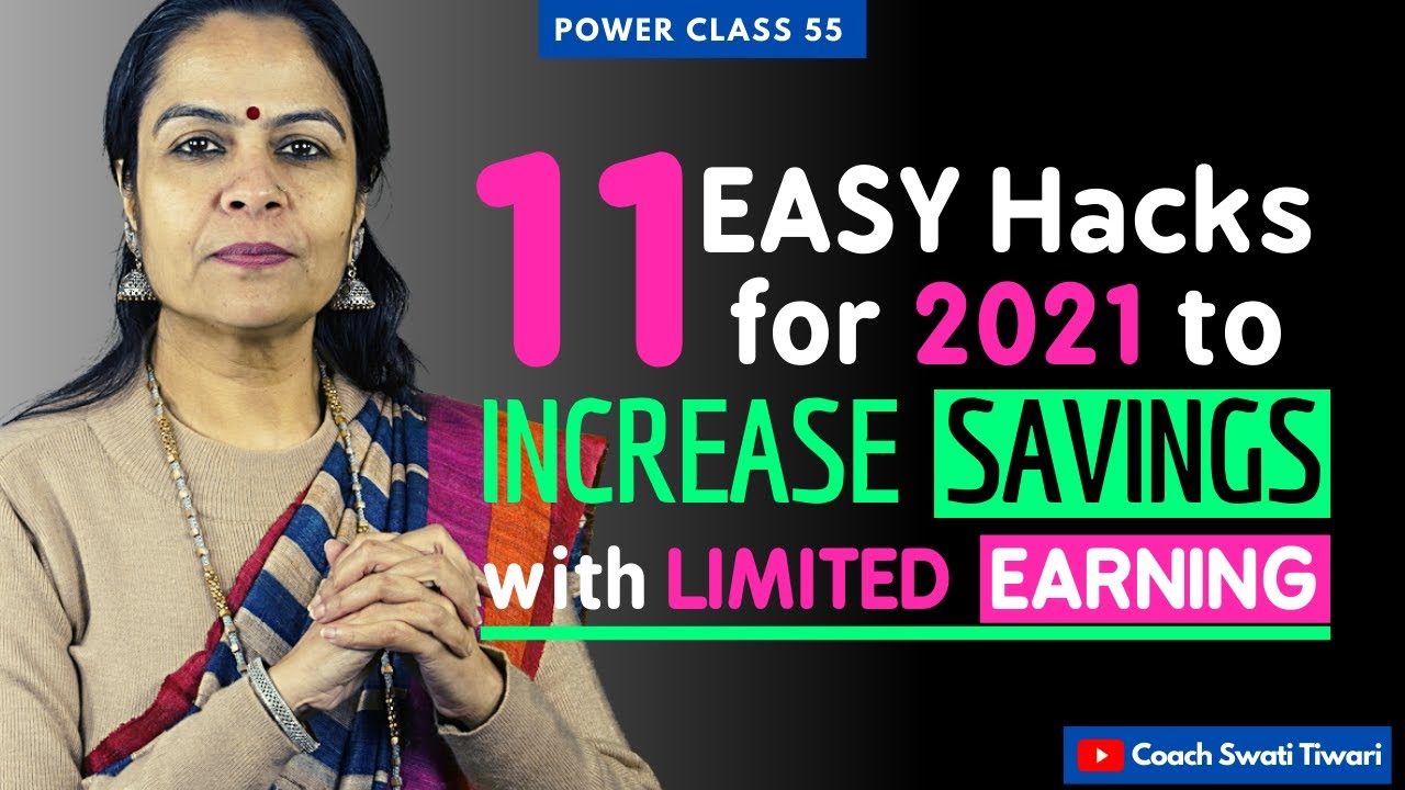 HOW TO SAVE MONEY WITH LOW INCOME | SAVE MORE MONEY  | Power Class-55 | Dr Swati Tiwari (2020)