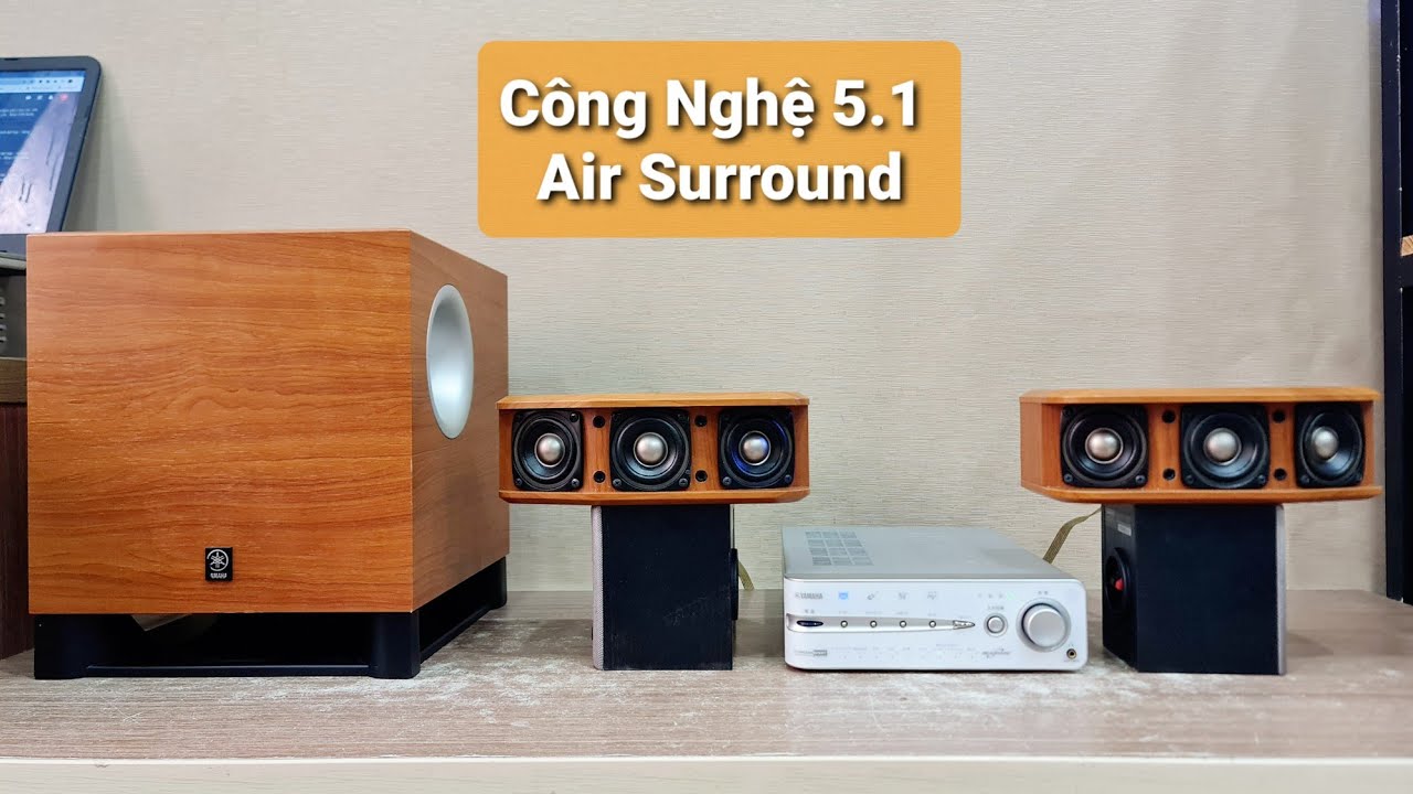 Clip Chính🏅Âm Thanh Vòm AirSurround 5.1 YAMAHA AVX S30 (180W