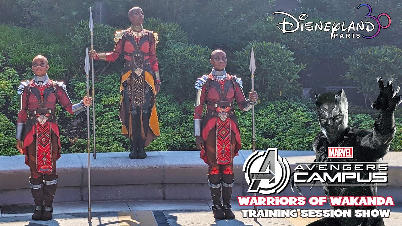 Warriors of Wakanda Full Show at Avengers Campus Disneyland Paris (Sep 2022) [4K]