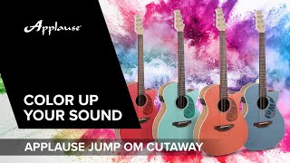 Features (ENG): APPLAUSE JUMP OM Cutaway Electro – Color Up Your Sound! 🔶 🔵 🟥 🟢