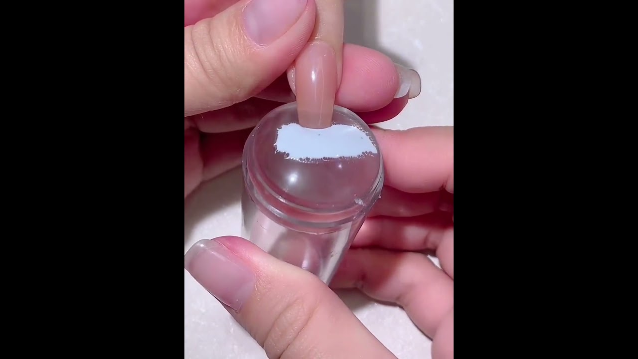 Clear nail stamper,fast French nail design.