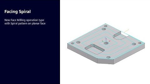 Face Milling Spiral Pattern in NX CAM