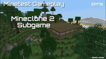 Minetest Gameplay EP176 Mineclone 2 Subgame Review