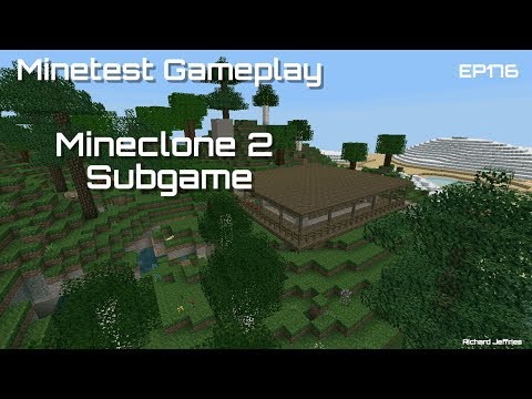 Minetest Gameplay EP176 Mineclone 2 Subgame Review