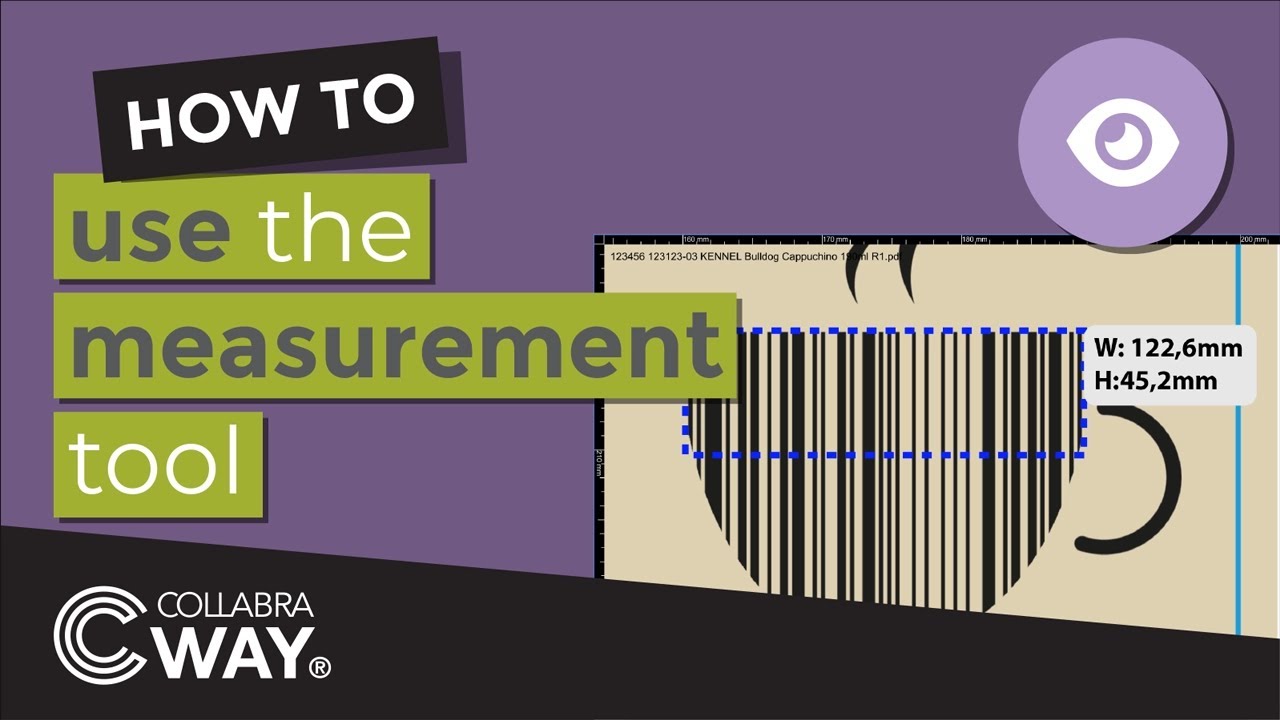How to use the Measurement Tool in Cway® | Artwork Approval Capabilities | Cway® by Collabra