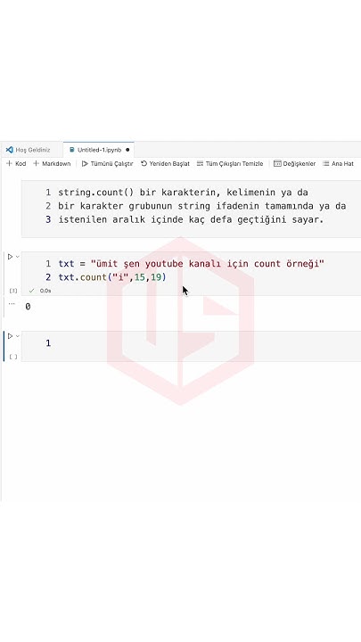 Python String Metotları count - Python string methods #coding # ...
