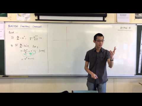 Primitive Functions (2 of 4: Importance of the Constant Term in Anti-Differentiation)