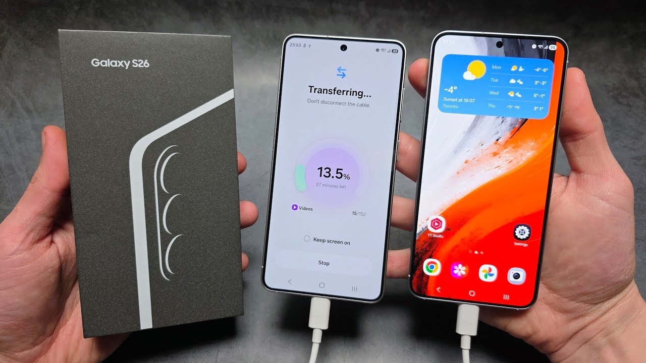 Transfer ALL Data from Old Samsung Phone to Samsung Galaxy S26 / S26 Ultra ( Smart Switch)