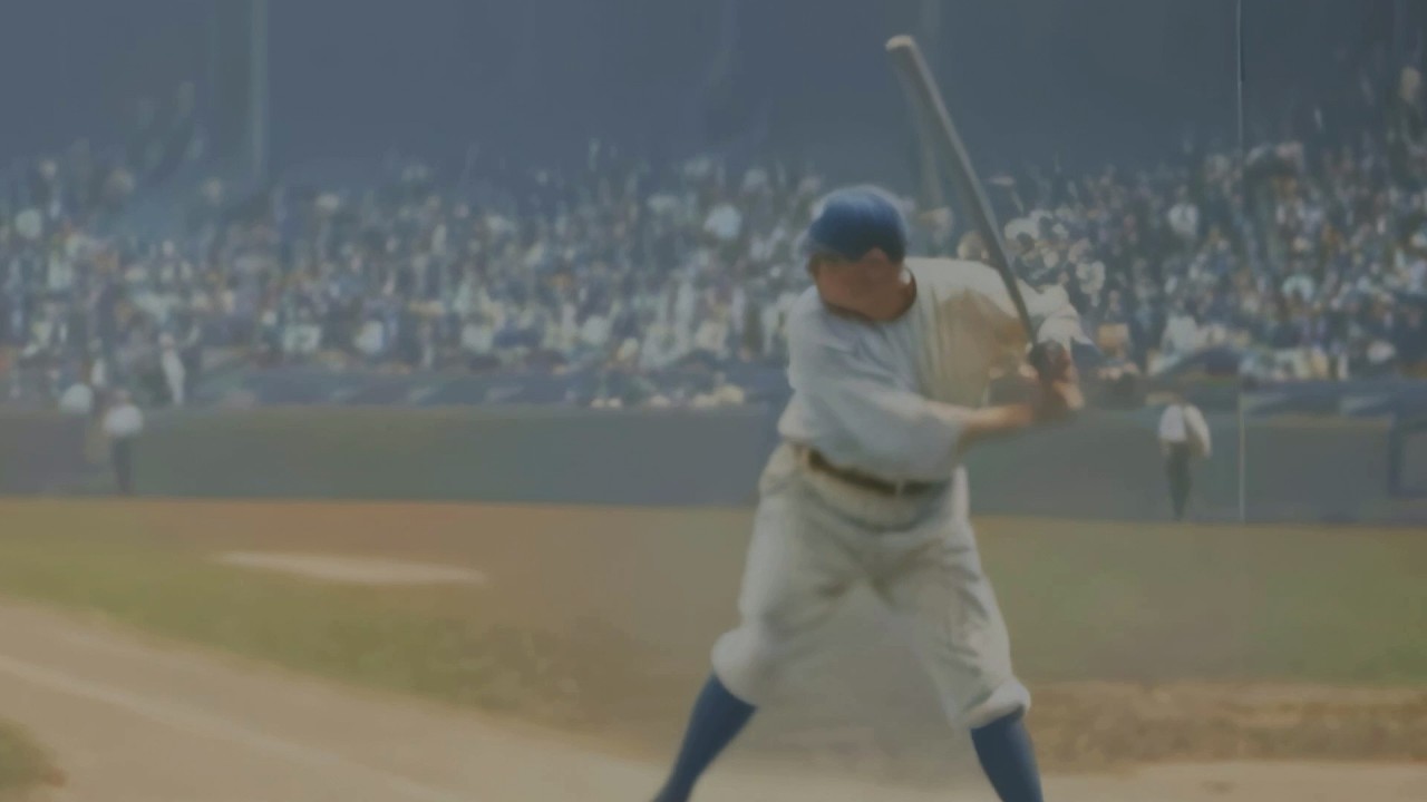 Watch Babe Ruth play baseball in 1920 - Restored Footage - YouTube