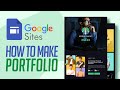 How To Use Google Sites To Make A Portfolio 2026 Tutorial For Beginners