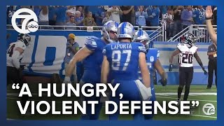 Dan Campbell, Aidan Hutchinson, Jared Goff react to Lions' 20-6 win over Falcons