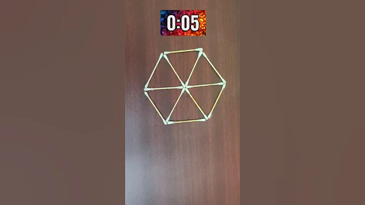 Make 3 Triangles by moving 4 sticks 😎 solved ✔️ #challenge #puzzle #shorts