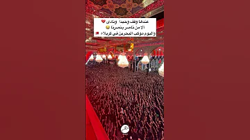 عزاء البحرين في كربلاء 1446 العتبة الحسينية لبيك يا حسين 