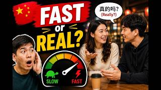 Fast vs Slow Chinese Conversation – Native Speakers Talking Casually