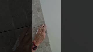 What to do when using two different grout colours | DIY Tiling #shorts #diy