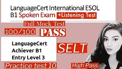Full Test IELTS B1 LanguageCert  Speaking & Listening Test ||Latest ||  2023 || All Sections|| UKVI