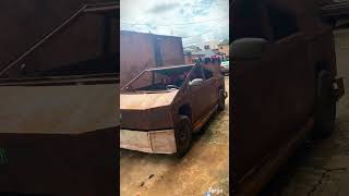 I built Tesla cyber truck from scratch #goviral