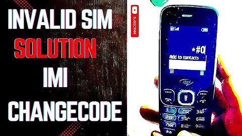 Itel it2166 Invalid sim solution/All Itel Mobile imi Change Code 💯 working.