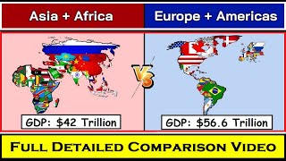 Asia+Africa Vs Europe+Americas | Europe Decisive Analysis | Americas | Asia | Africa | Comparison | by Blue Star 127 views 7 months ago 3 minutes, 27 seconds