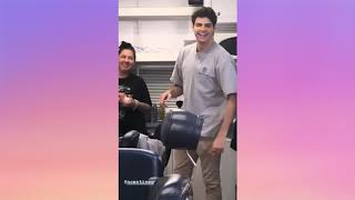 Lana Condor And Noah Centineo Having Fun On Set Of P.s. I Still Love You