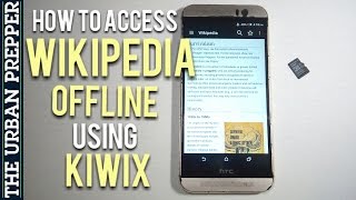 How to Access Wikipedia Offline using Kiwix (Knowledge Prep)