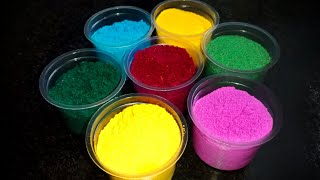 Homemade Rangoli Colours in Tamil | how to make rangoli colour | rangoli colour powder | Amma paiyan