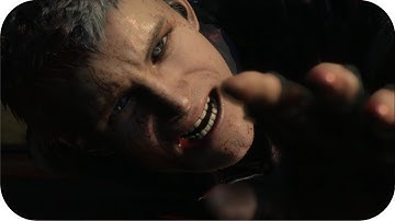 DMC 5 Nero Losing His Arm Cutscene [Nero losing the Devil Bringer]