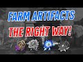STOP FARMING ARTIFACTS LIKE THIS! Genshin Impact Artifact Farm Guide!