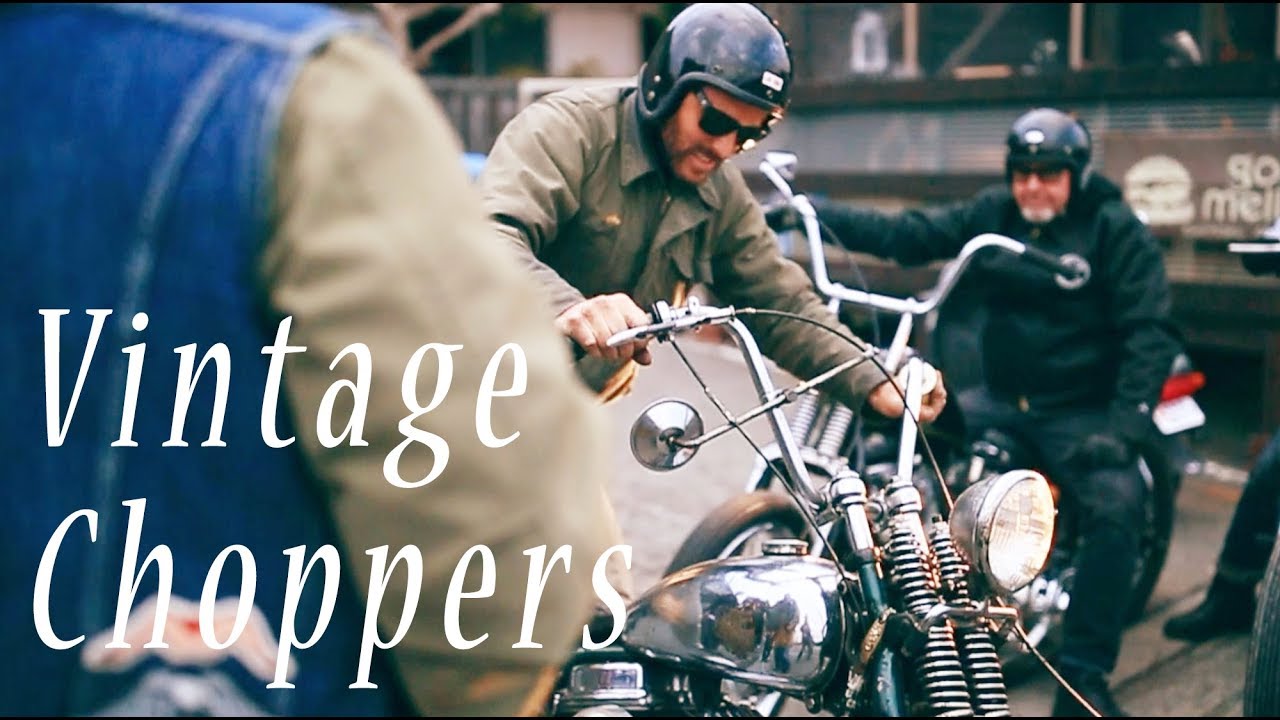 Cycle Zombies run in Japan -Vintage Harley Davidson Chopper-