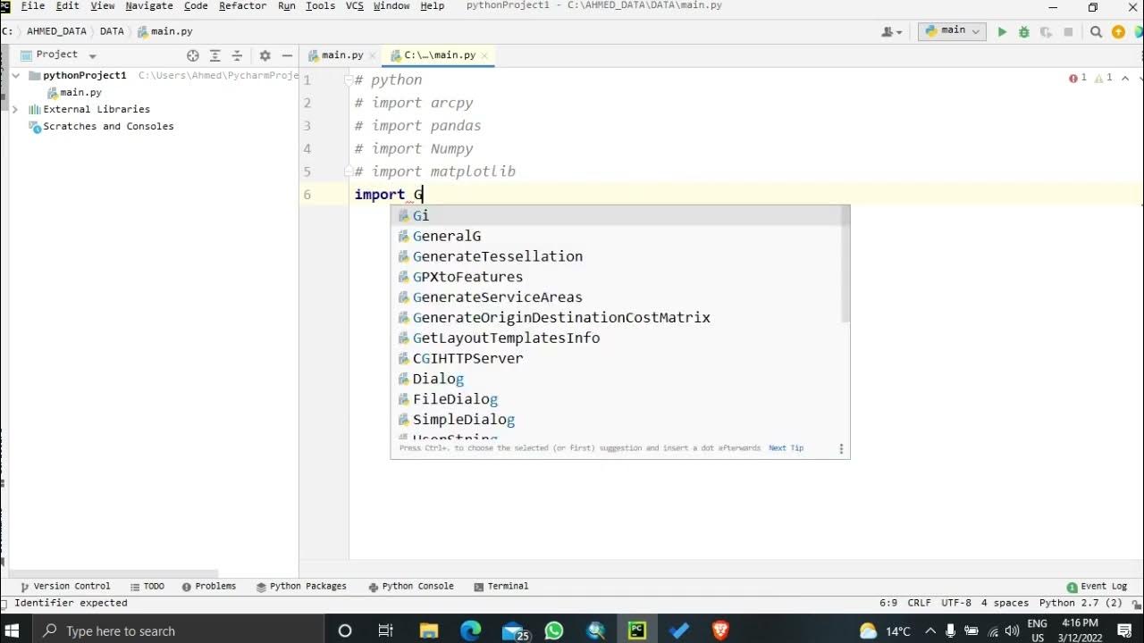 ArcGIS & python course outline - YouTube