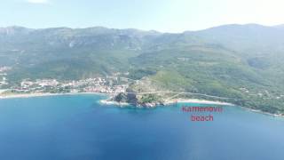 Пляжи Черногории 1 (Kamenovo beach, Budva Montenegro)
