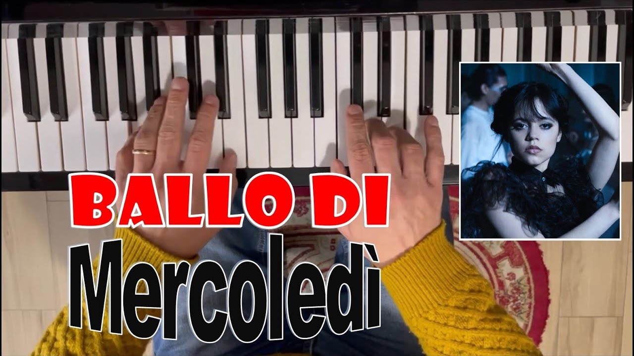 Ballo di Mercoledì Tutorial Pianoforte Bloody Mary by Lady Gaga